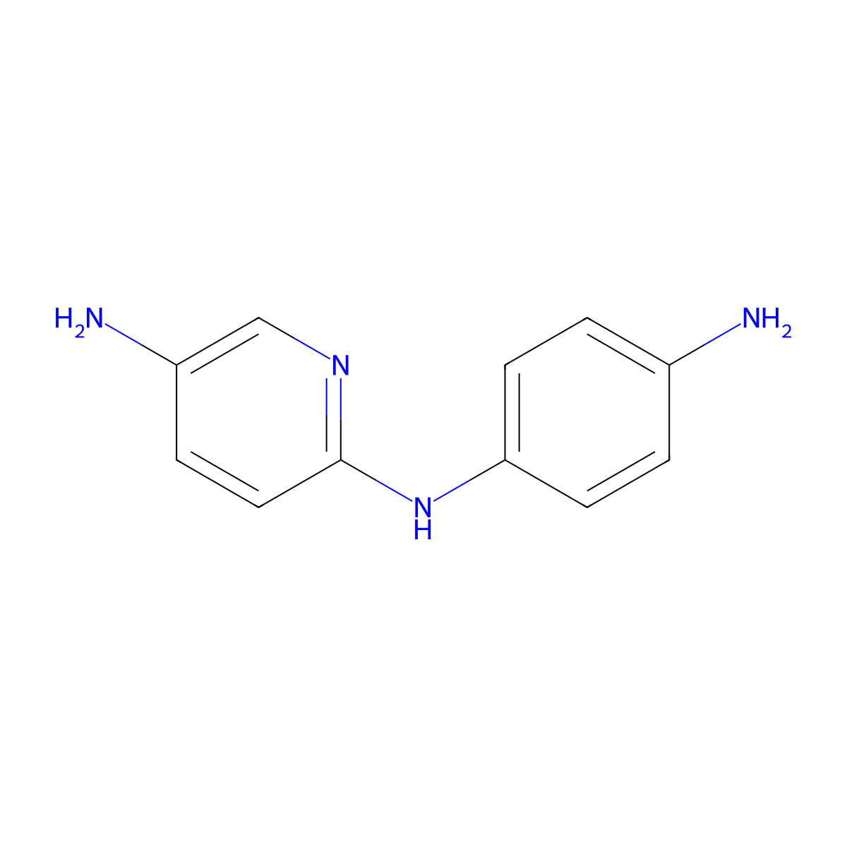N2-(4-Aminophenyl)-2,5-pyridinediamine molecular structure, CAS 116735-74-1
