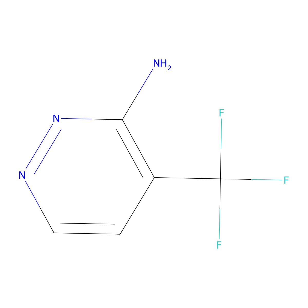 4-(Trifluoromethyl)pyridazin-3-amine molecular structure, CAS 1167417-13-1