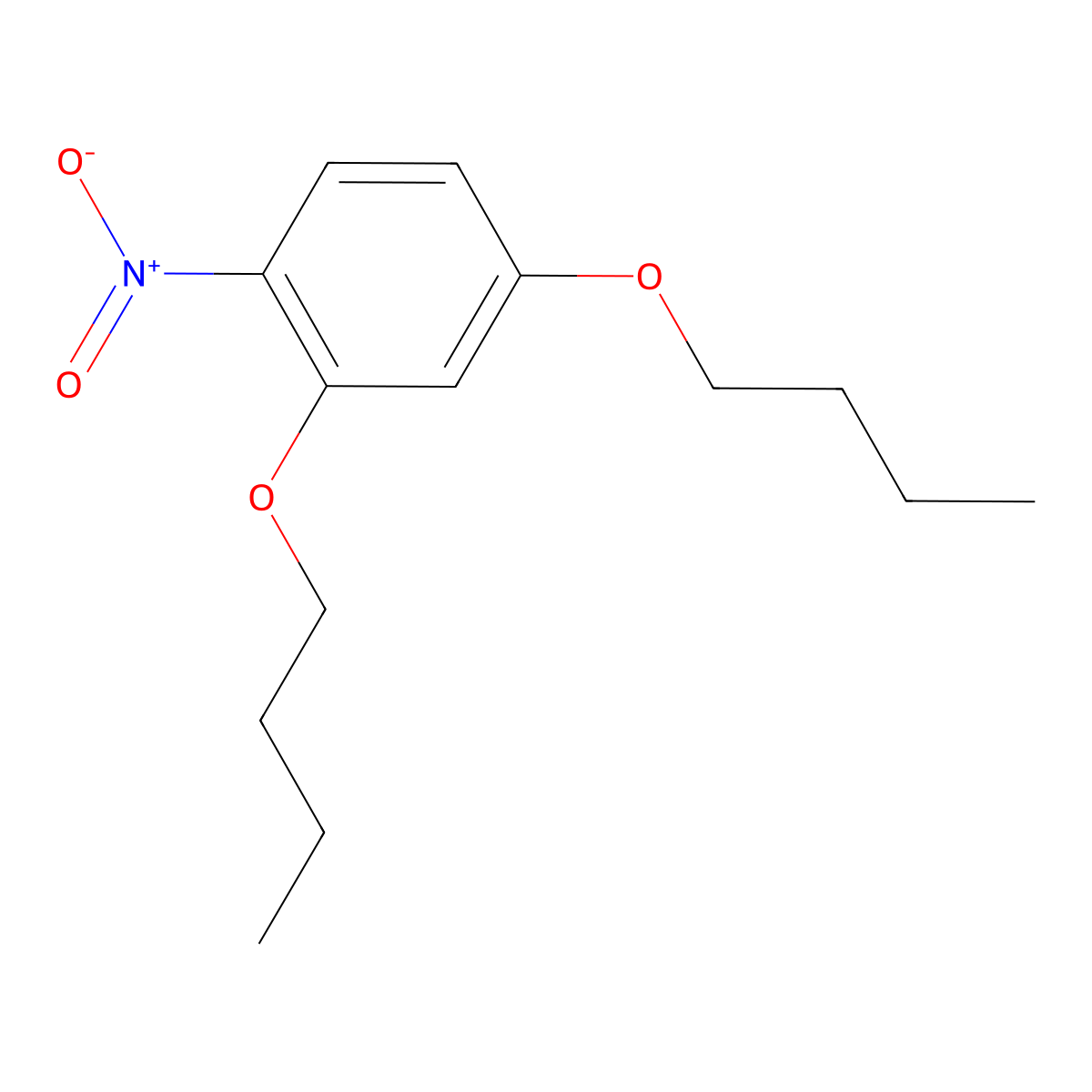 2,4-Dibutoxy-1-nitrobenzene molecular structure, CAS 1167434-38-9