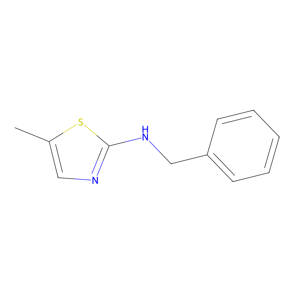 n-Benzyl-5-methylthiazol-2-amine molecular structure, CAS 1167440-59-6