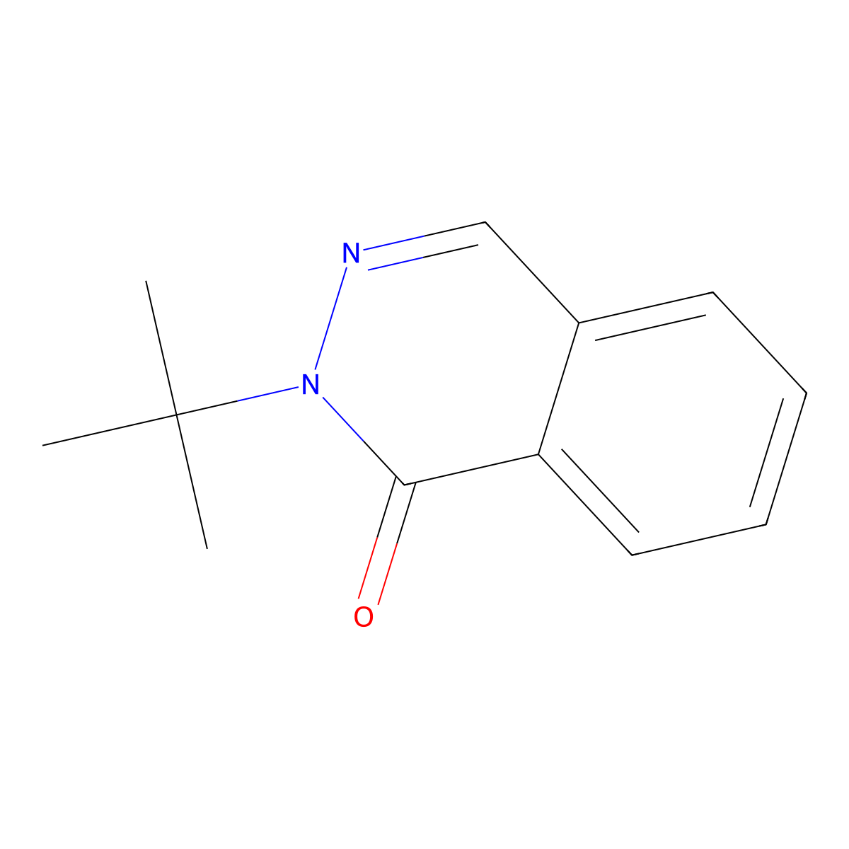 2-(tert-Butyl)phthalazin-1(2H)-one molecular structure, CAS 1167442-54-7