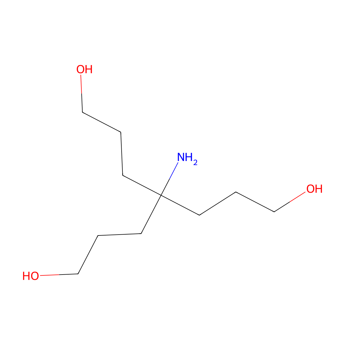 4-Amino-4-(3-hydroxypropyl)heptane-1,7-diol molecular structure, CAS 116747-79-6