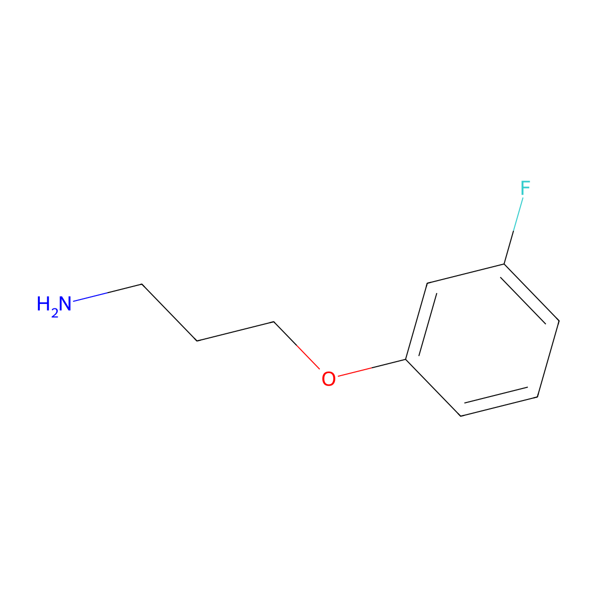3-(3-Fluorophenoxy)propylamine molecular structure, CAS 116753-49-2
