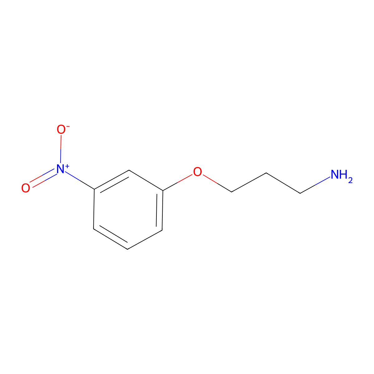 3-(3-Nitrophenoxy)propan-1-amine molecular structure, CAS 116753-51-6