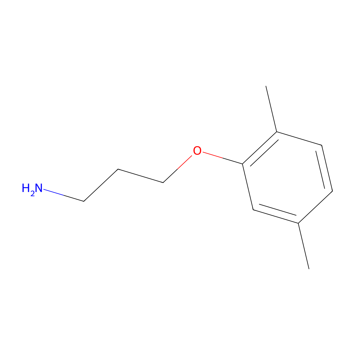 3-(2,5-Dimethylphenoxy)propan-1-amine molecular structure, CAS 116753-58-3