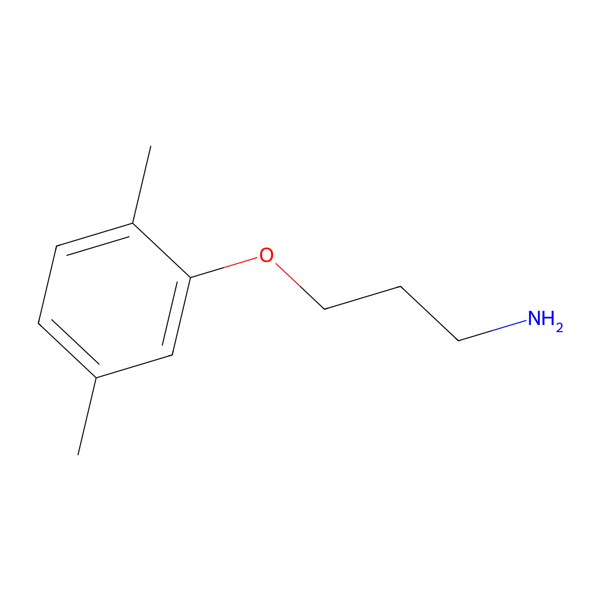 3-(2,5-Dimethylphenoxy)propan-1-amine molecular structure, CAS 116753-58-3