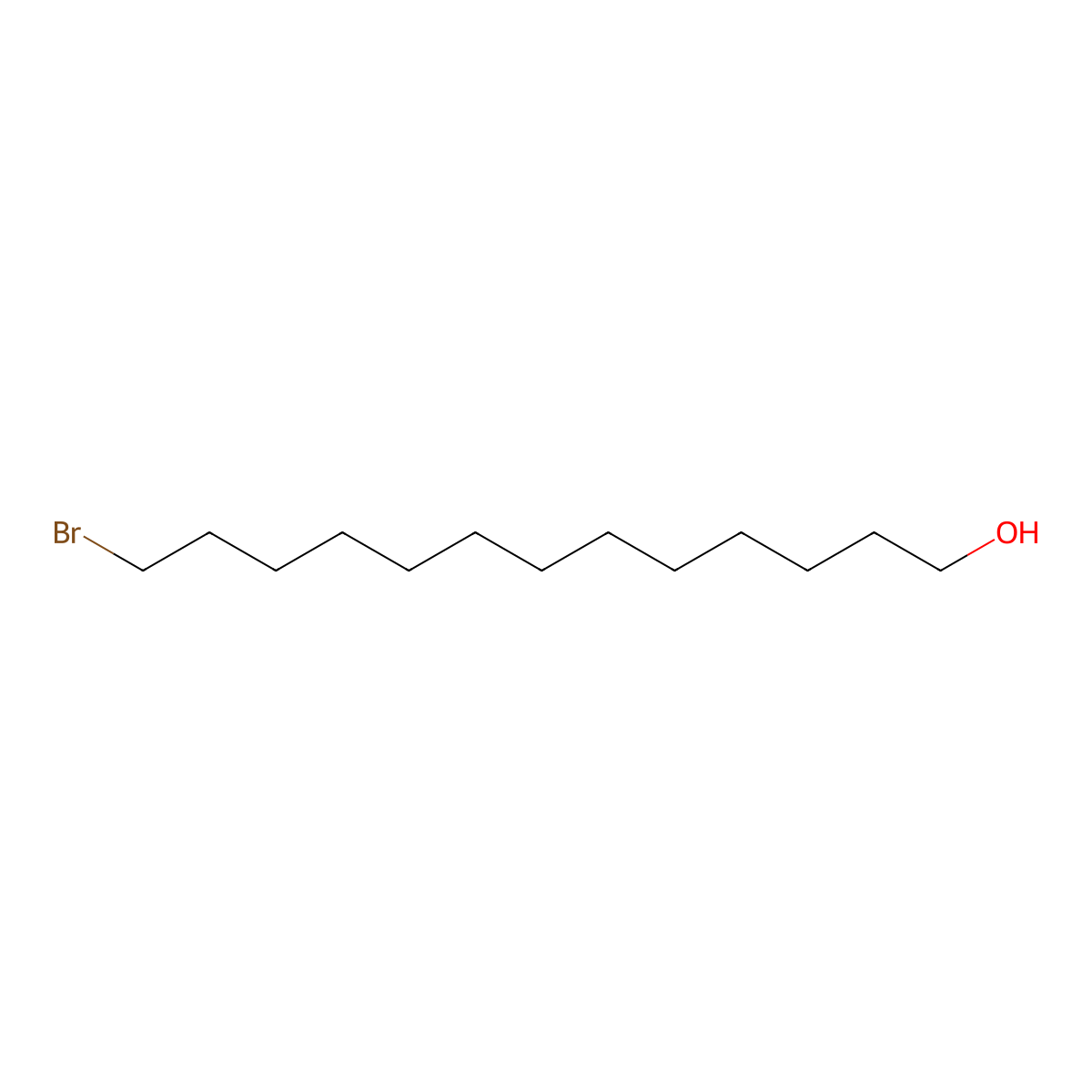 13-Bromo-1-tridecanol molecular structure, CAS 116754-58-6