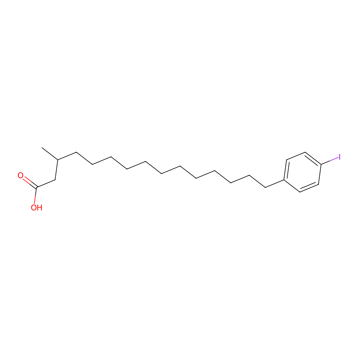 Iodofiltic Acid molecular structure, CAS 116754-87-1