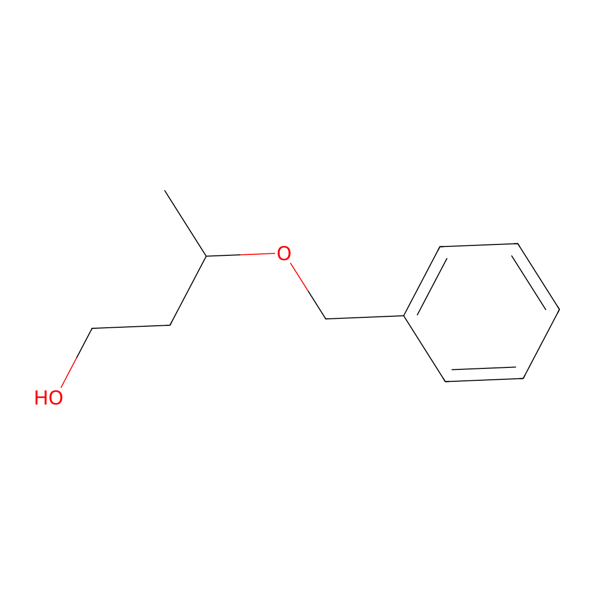 (3R)-3-(benzyloxy)butan-1-ol molecular structure, CAS 116757-62-1