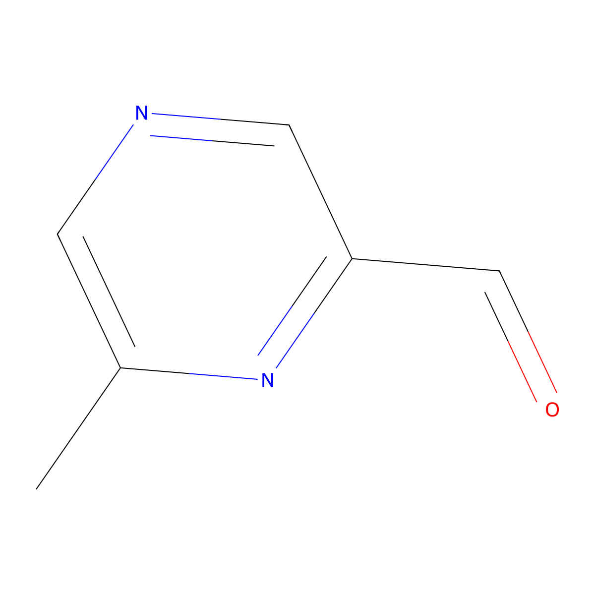 6-Methylpyrazine-2-carbaldehyde molecular structure, CAS 116758-01-1