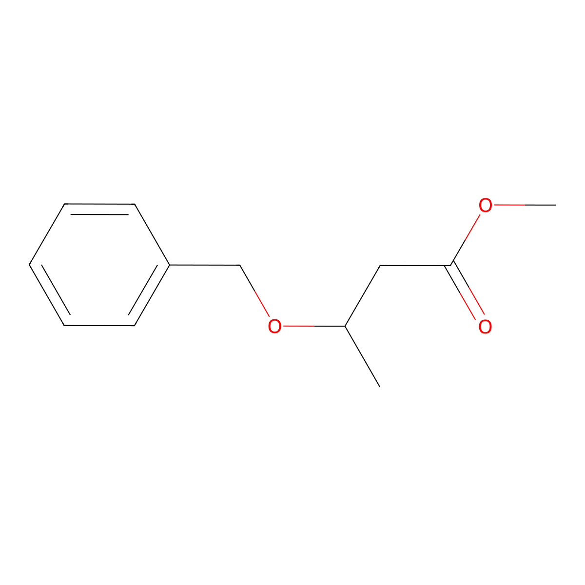 (R)-Methyl 3-(benzyloxy)butanoate molecular structure, CAS 116761-24-1