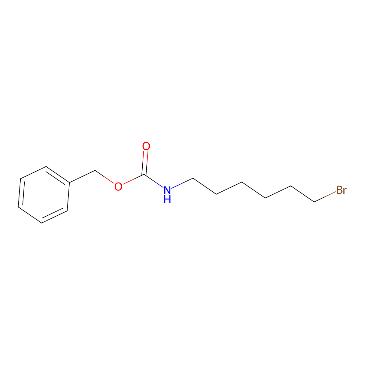 (6-Bromohexyl)-carbamic acid benzyl ester molecular structure, CAS 116784-97-5