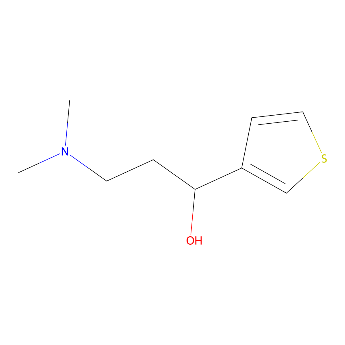 3-(Dimethylamino)-1-(thiophen-3-yl)propan-1-ol molecular structure, CAS 116817-84-6