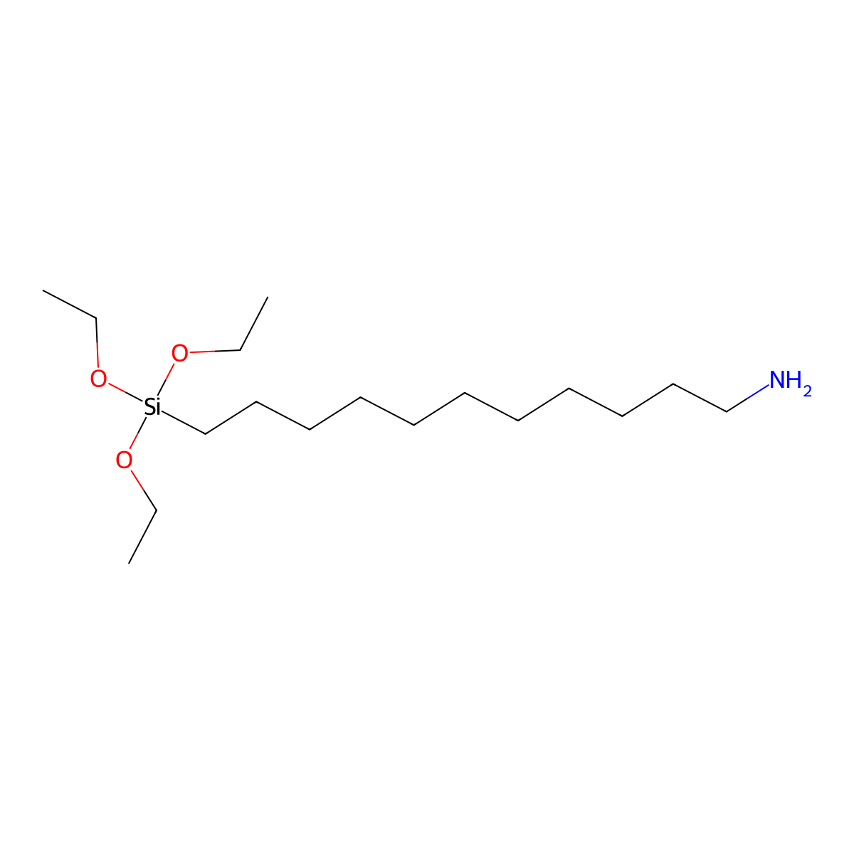 11-(Triethoxysilyl)undecan-1-amine molecular structure, CAS 116821-45-5