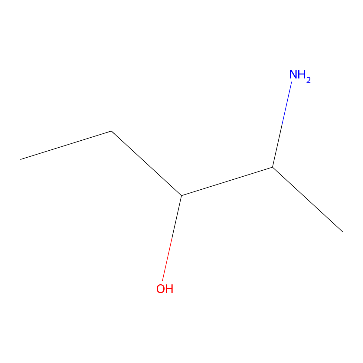 2-Aminopentan-3-ol molecular structure, CAS 116836-16-9