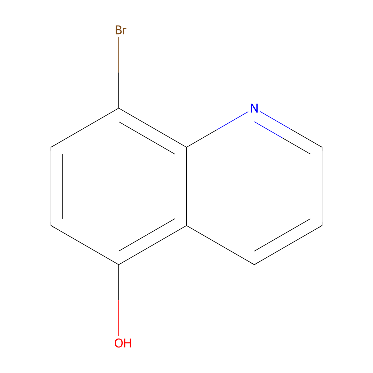 8-Bromoquinolin-5-ol molecular structure, CAS 116836-28-3