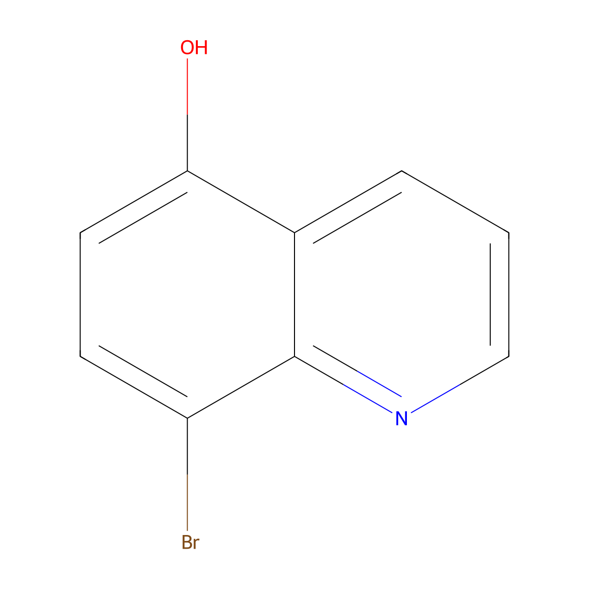 8-Bromoquinolin-5-ol molecular structure, CAS 116836-28-3