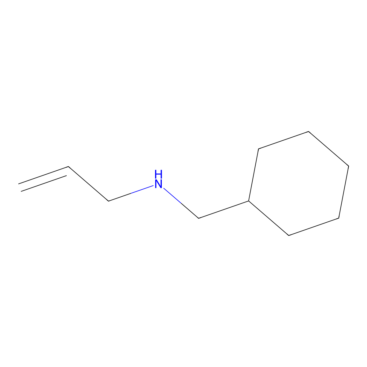 (Cyclohexylmethyl)(prop-2-en-1-yl)amine molecular structure, CAS 116855-58-4