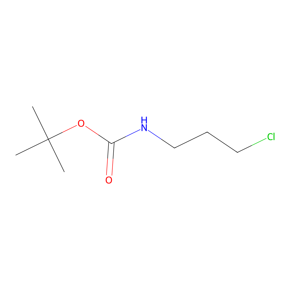 N-Boc-3-Chloropropylamine molecular structure, CAS 116861-31-5