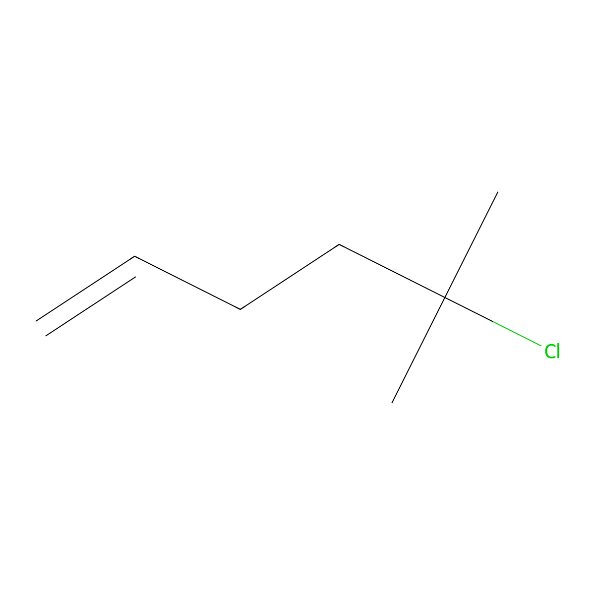 5-Chloro-5-methylhex-1-ene molecular structure, CAS 116911-84-3