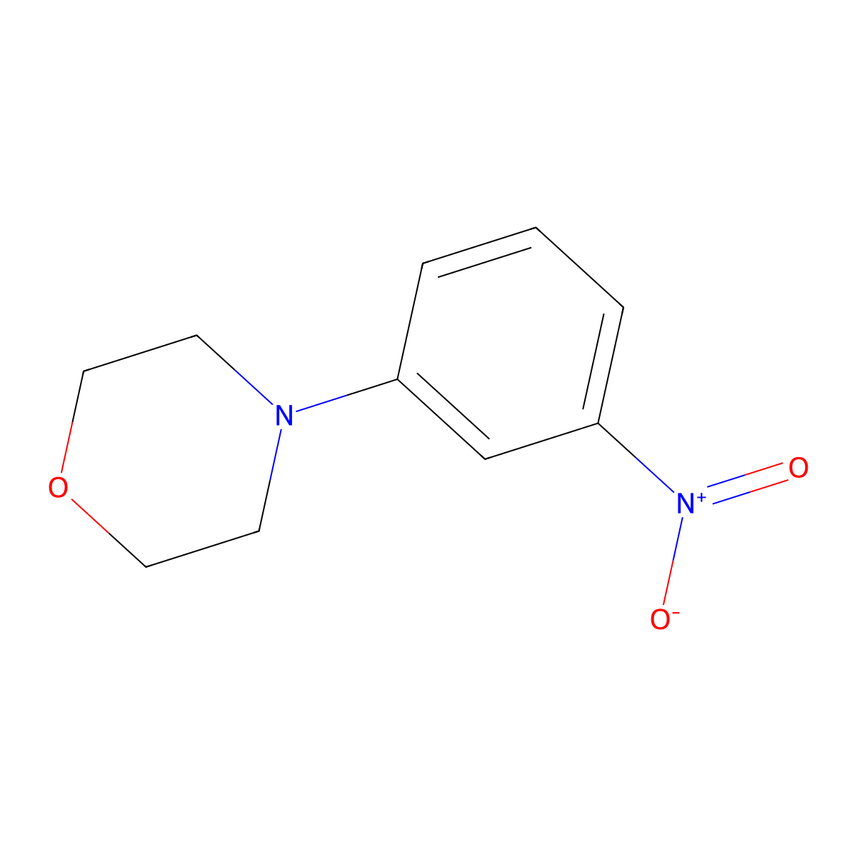 4-(3-Nitrophenyl)morpholine molecular structure, CAS 116922-22-6