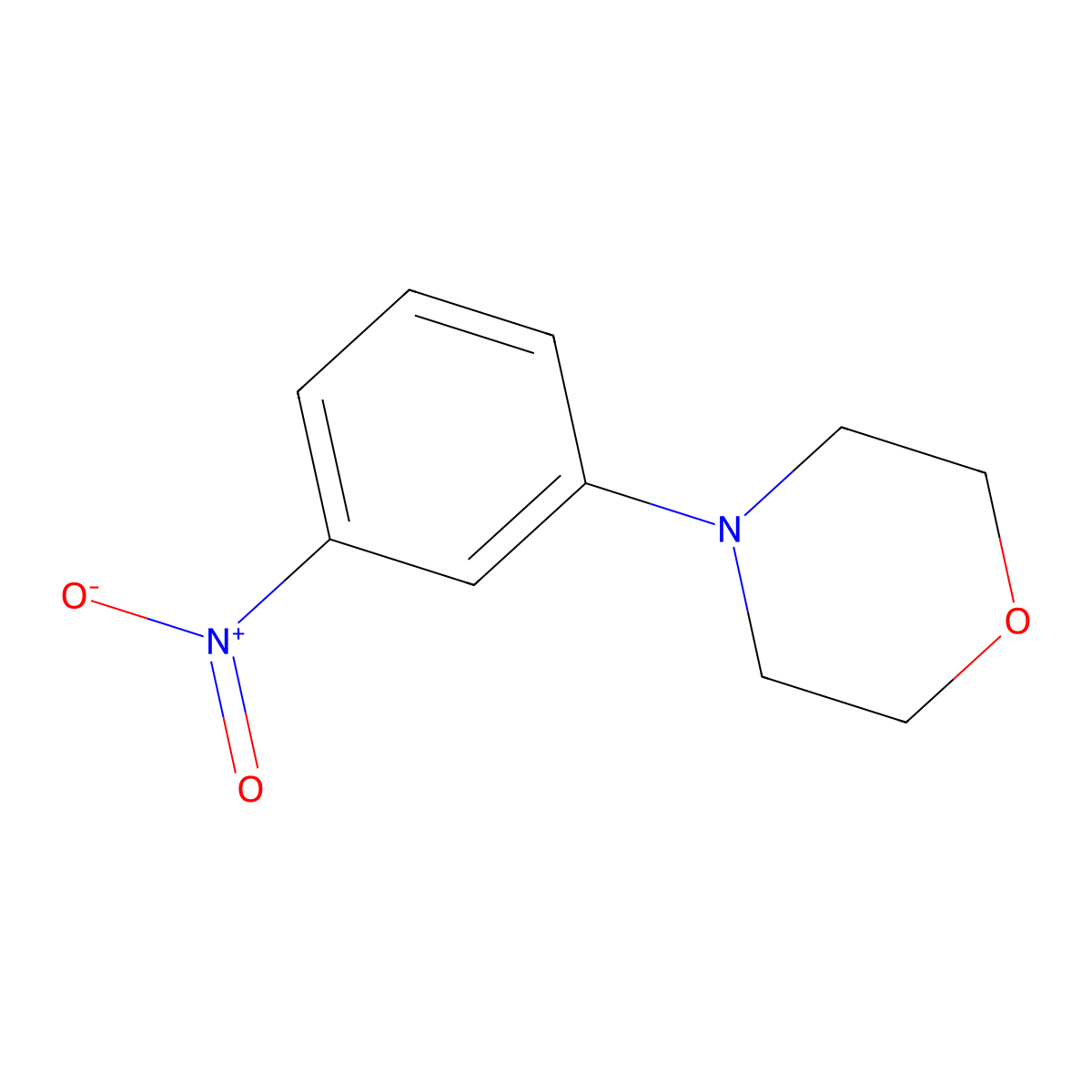 4-(3-Nitrophenyl)morpholine molecular structure, CAS 116922-22-6