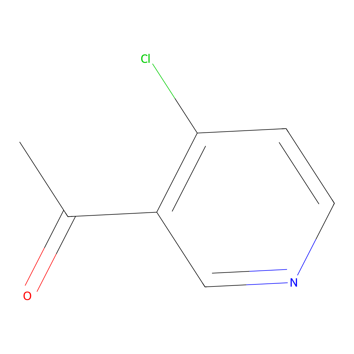 1-(4-Chloropyridin-3-YL)ethanone molecular structure, CAS 116922-73-7