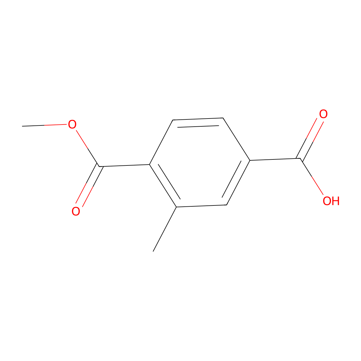 4-(Methoxycarbonyl)-3-methylbenzoic acid molecular structure, CAS 116934-87-3