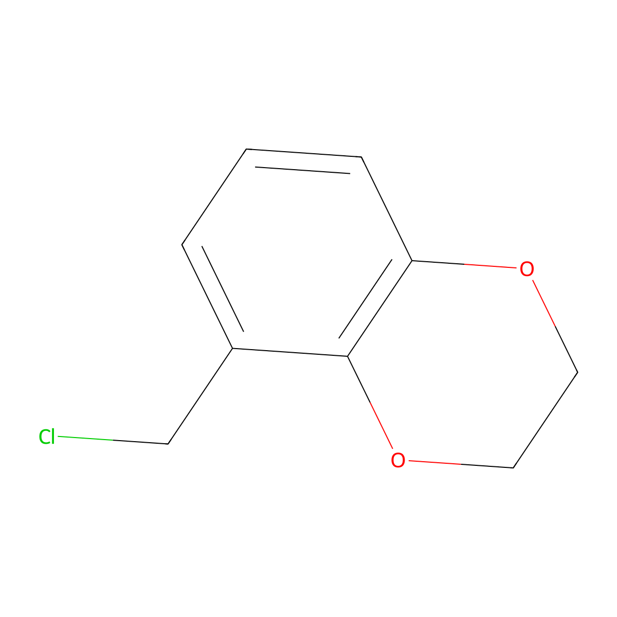 5-(Chloromethyl)-2,3-dihydro-1,4-benzodioxine molecular structure, CAS 116939-11-8
