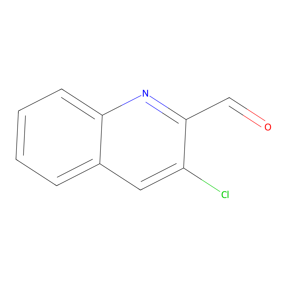 3-Chloroquinoline-2-carbaldehyde molecular structure, CAS 1169394-26-6