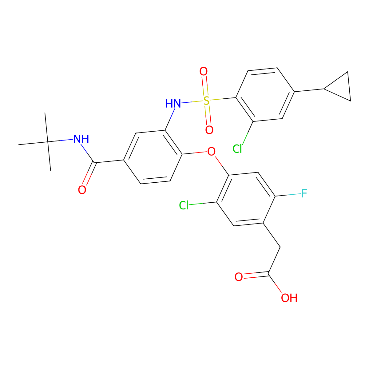 Vidupiprant molecular structure, CAS 1169483-24-2
