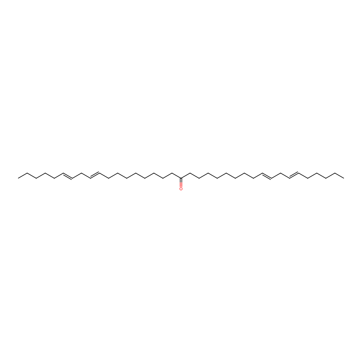 (6Z,9Z,28Z,31Z)-heptatriaconta-6,9,28,31-tetraen-19-one molecular structure, CAS 1169768-30-2
