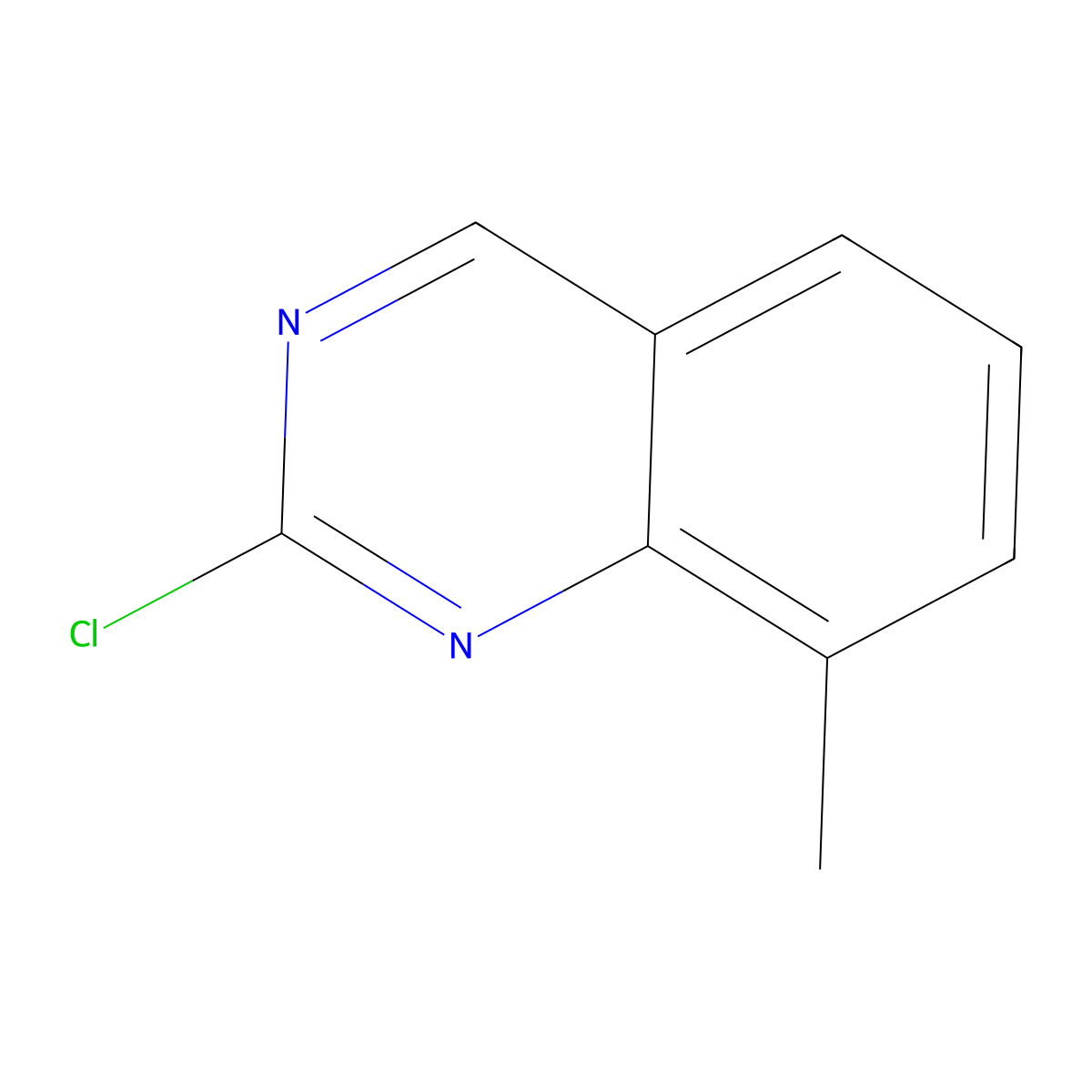 2-Chloro-8-methylquinazoline molecular structure, CAS 1169786-94-0