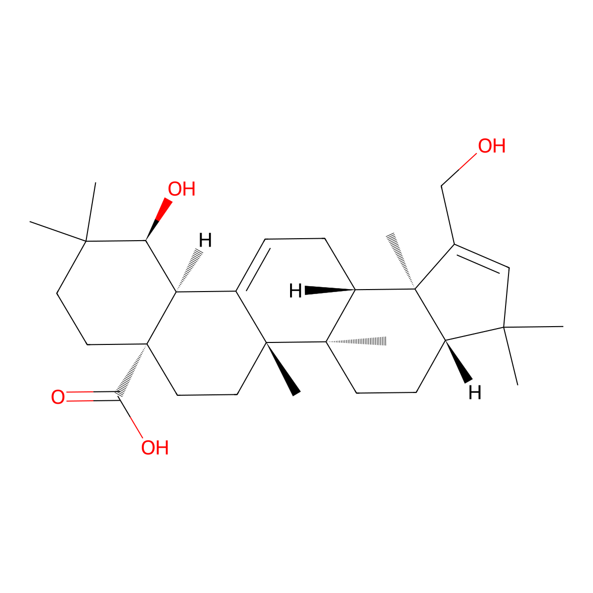 Sculponeatic acid molecular structure, CAS 1169806-02-3