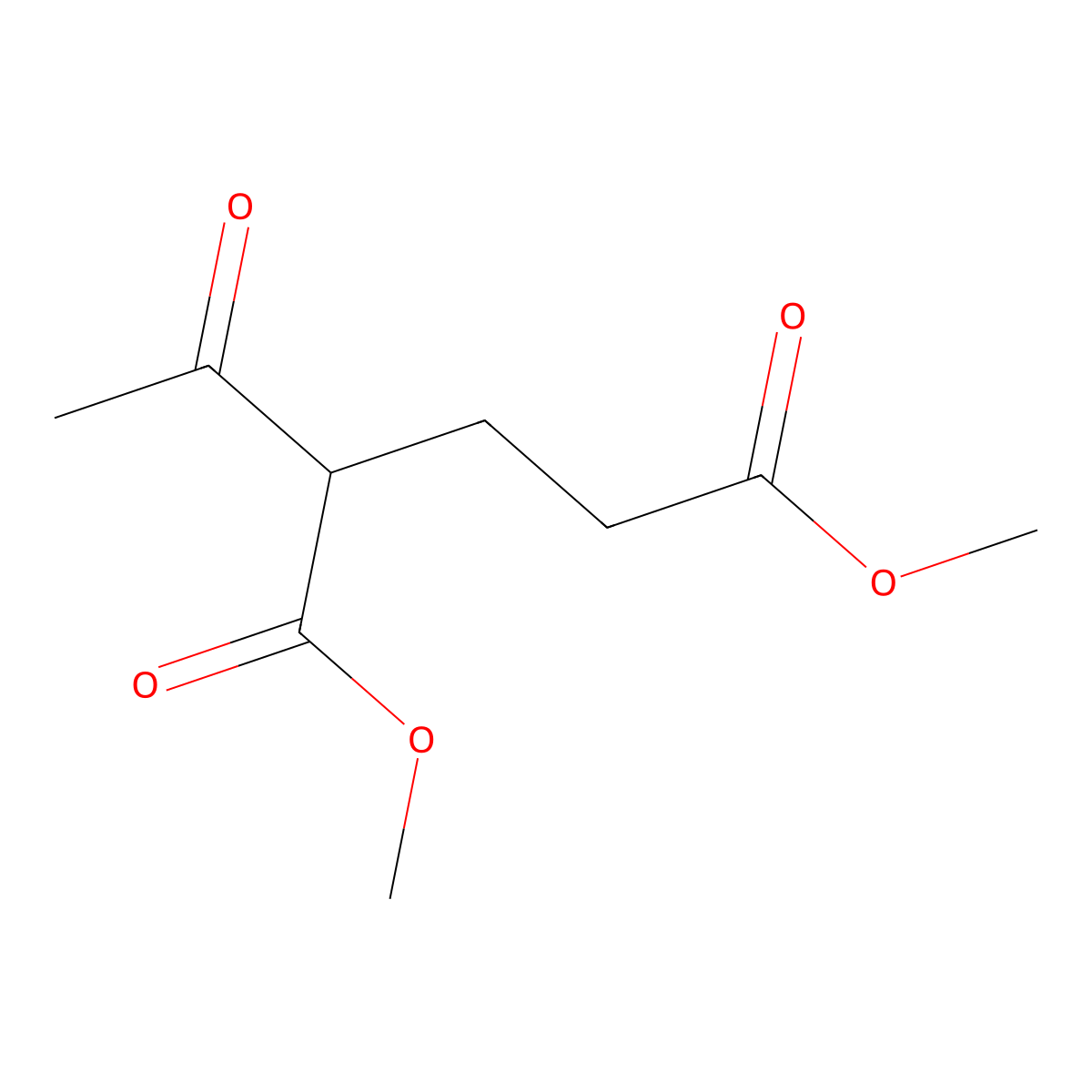 1,5-Dimethyl 2-acetylpentanedioate molecular structure, CAS 116981-01-2
