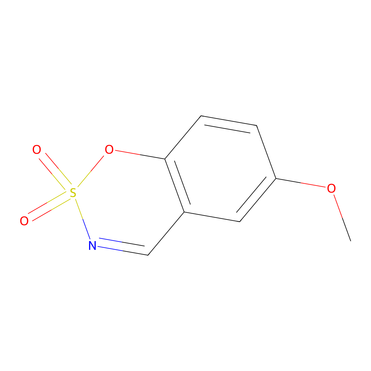 6-Methoxybenzo[E][1,2,3]oxathiazine 2,2-dioxide molecular structure, CAS 1169882-37-4