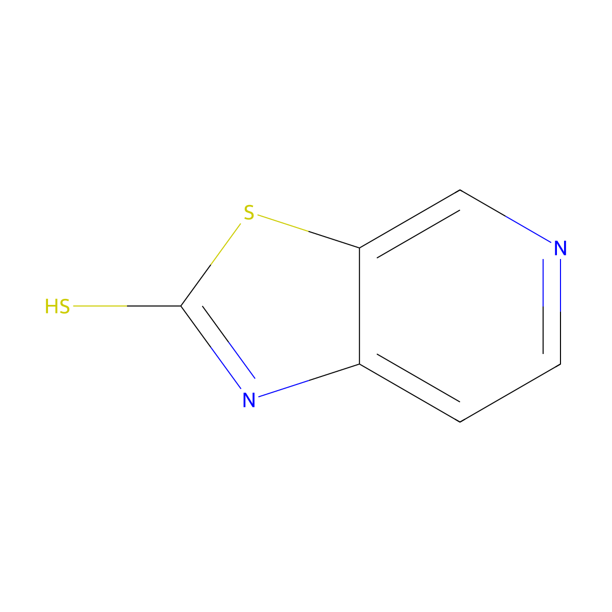 Thiazolo[5,4-C]pyridine-2-thiol molecular structure, CAS 116990-44-4