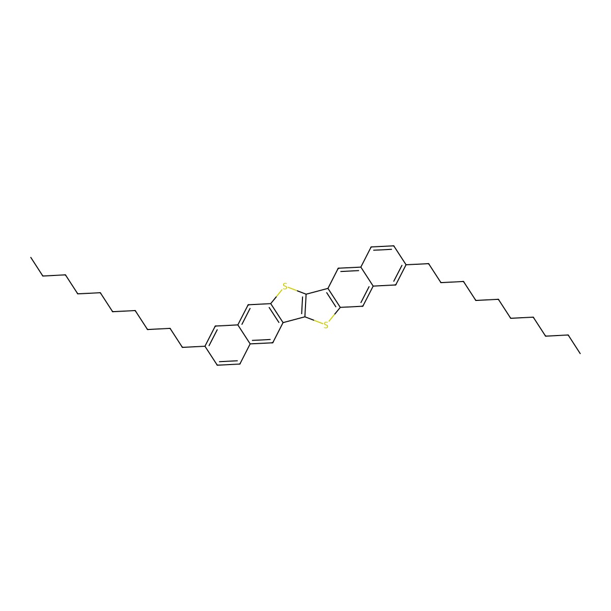 2,9-Didecylnaphtho[2,3-b]naphtho[2',3':4,5]thieno[2,3-d]thiophene molecular structure, CAS 1169932-40-4
