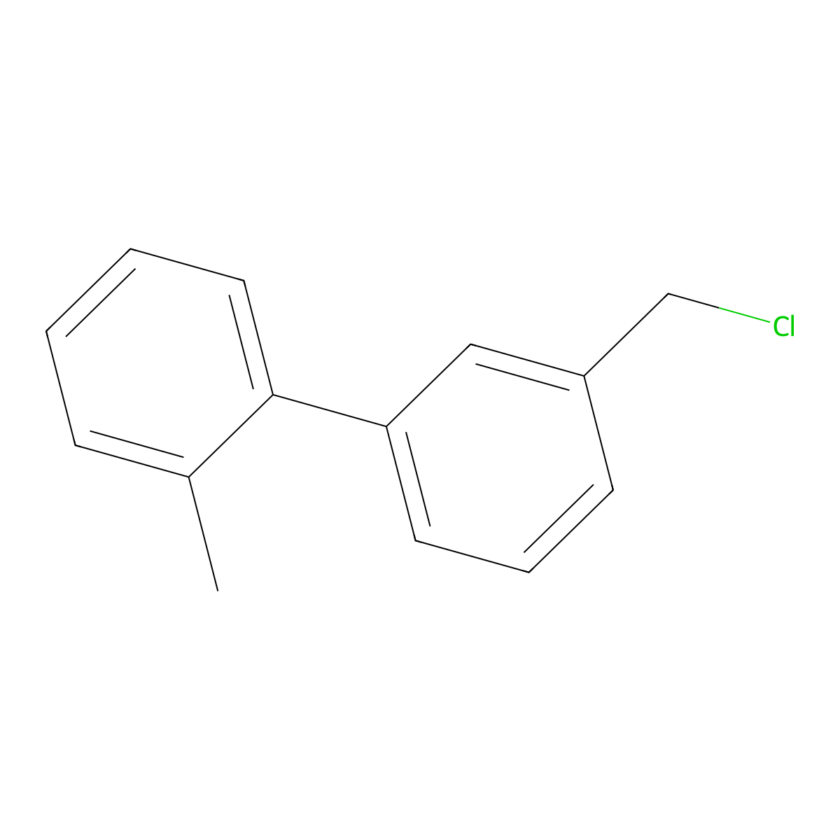 1-[3-(Chloromethyl)phenyl]-2-methylbenzene molecular structure, CAS 1169958-44-4