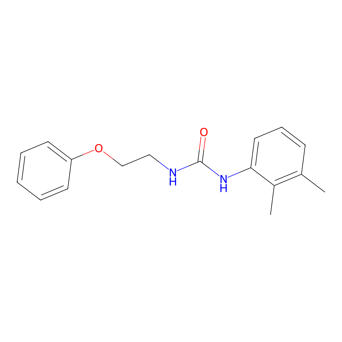 1-(2,3-Dimethylphenyl)-3-(2-phenoxyethyl)urea molecular structure, CAS 1169981-35-4