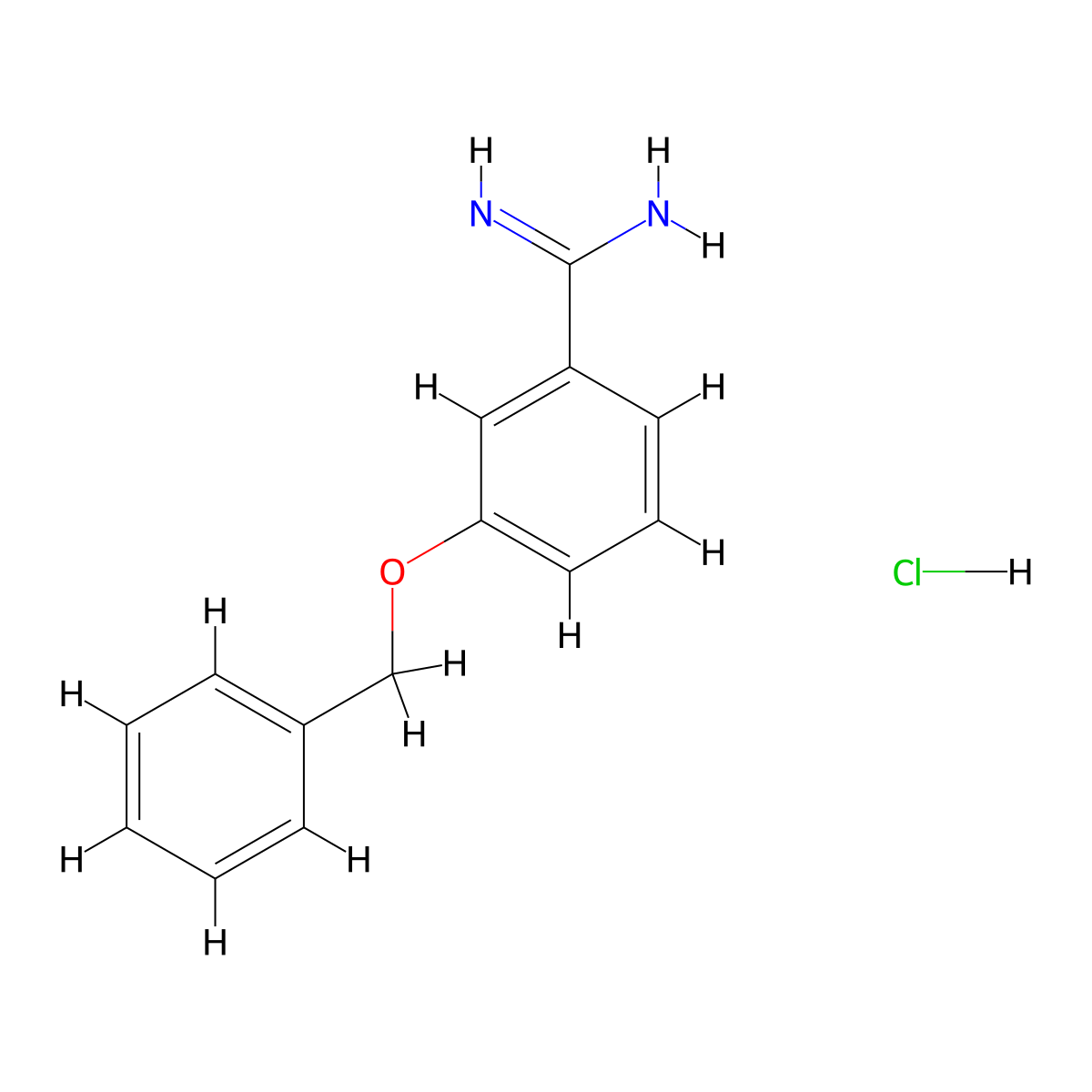 3-(Benzyloxy)benzene-1-carboximidamide hydrochloride molecular structure, CAS 1170100-49-8