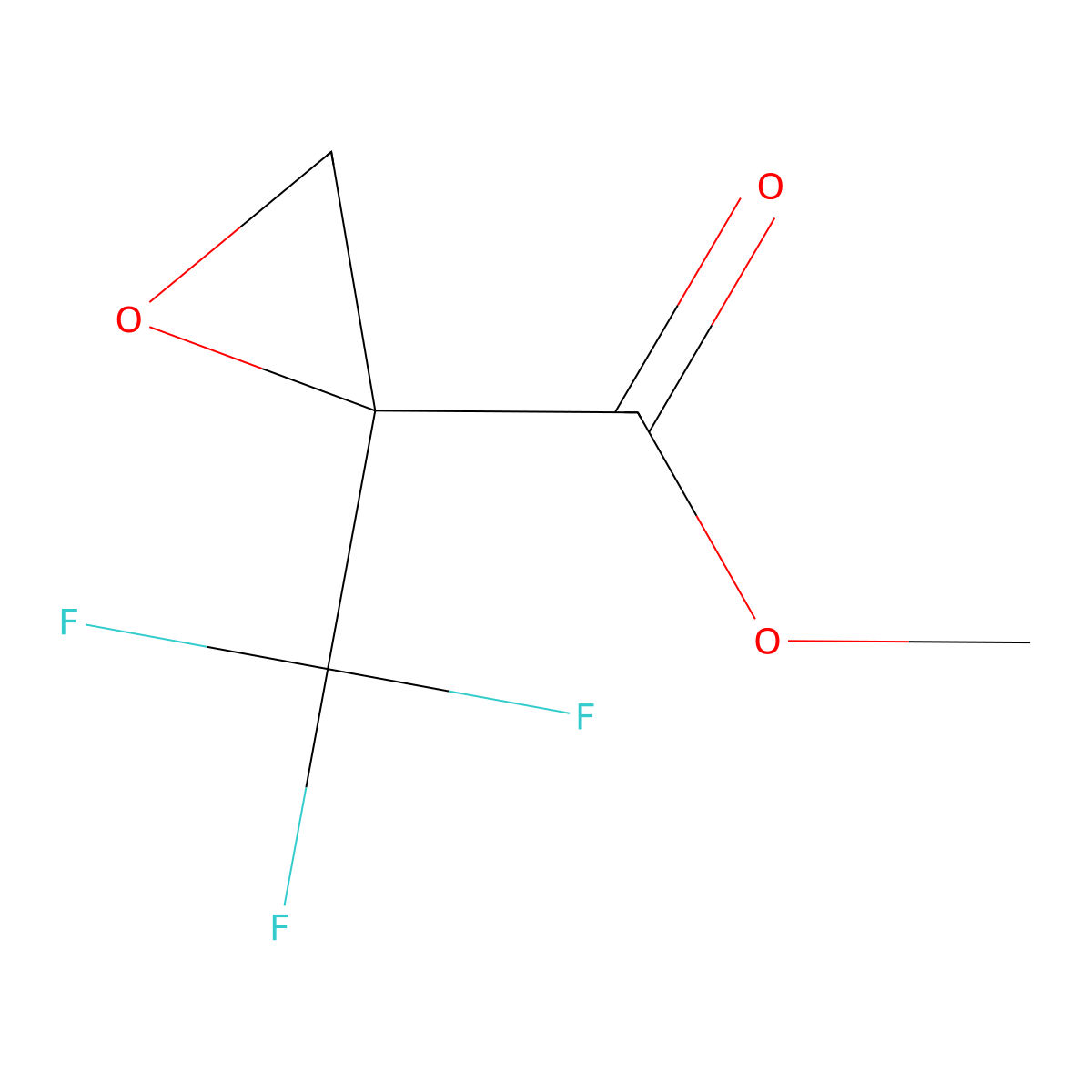 Methyl 2-(trifluoromethyl)oxirane-2-carboxylate molecular structure, CAS 117015-39-1