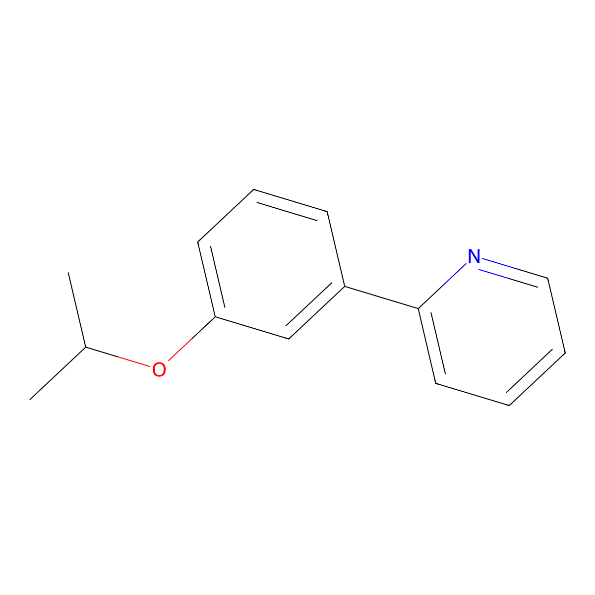 2-(3-Isopropoxyphenyl)pyridine molecular structure, CAS 1170177-08-8