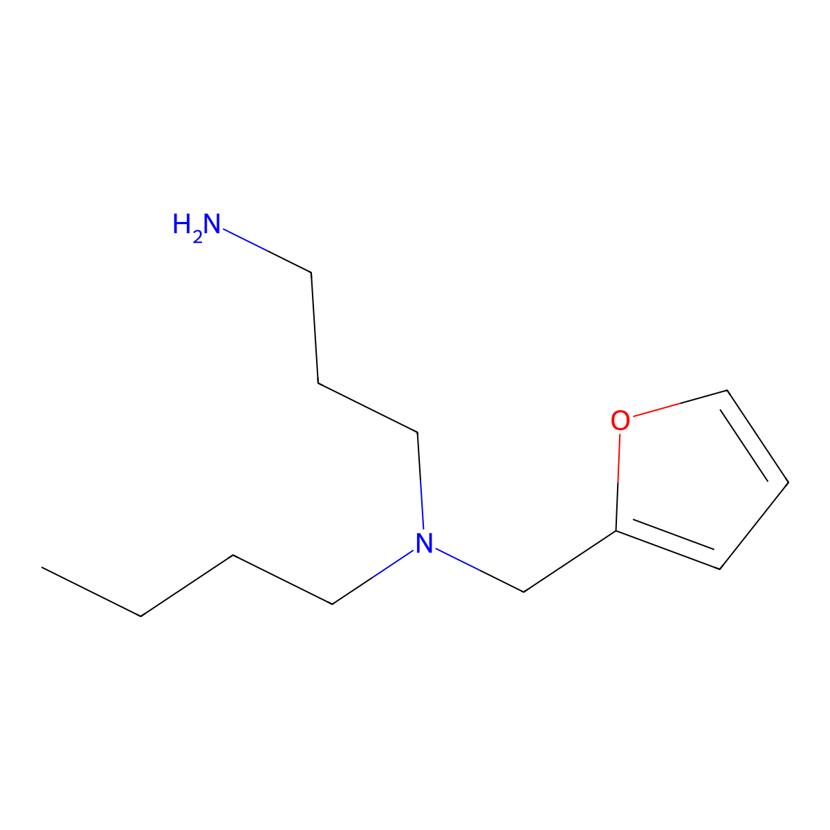 N-Butyl-N-(2-furylmethyl)propane-1,3-diamine molecular structure, CAS 1170180-73-0