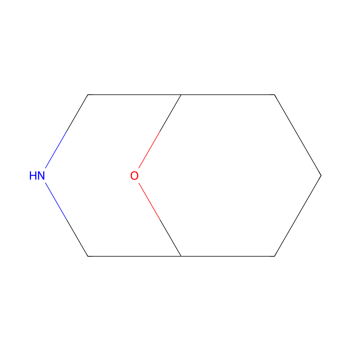 9-Oxa-3-azabicyclo[3.3.1]nonane molecular structure, CAS 117024-59-6