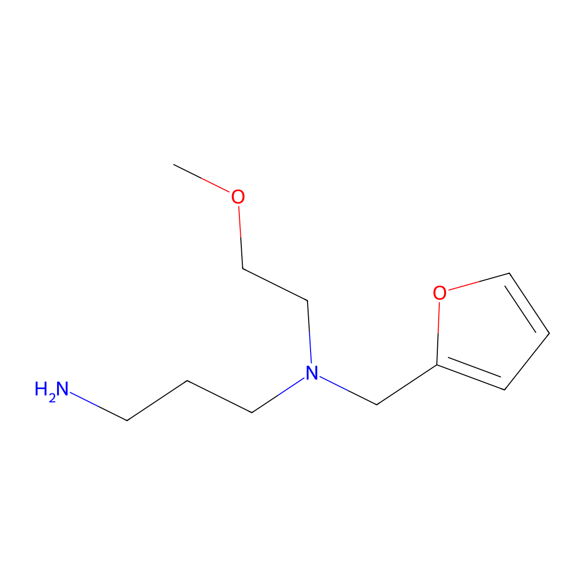 N-(2-Furylmethyl)-N-(2-methoxyethyl)propane-1,3-diamine molecular structure, CAS 1170289-81-2