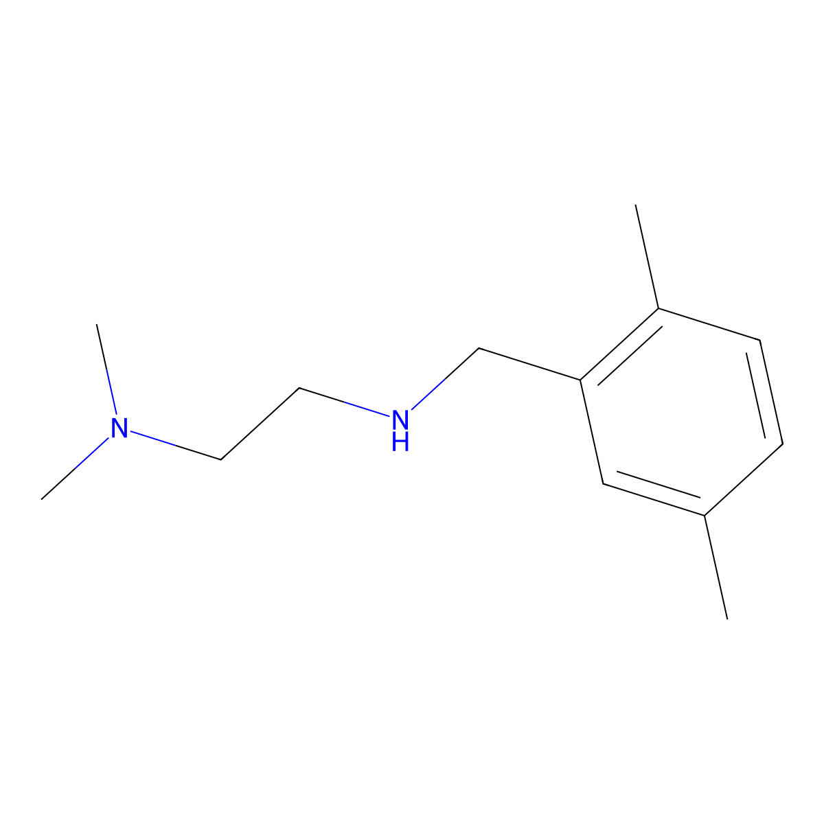 [2-(Dimethylamino)ethyl][(2,5-dimethylphenyl)methyl]amine molecular structure, CAS 1170398-62-5