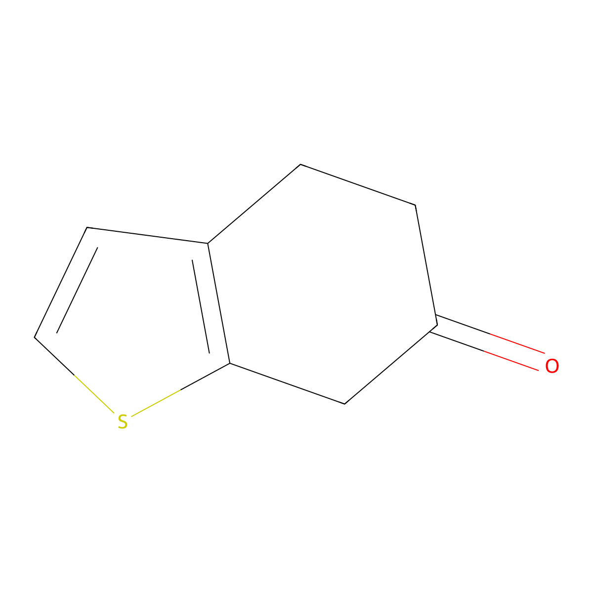 4,5,6,7-Tetrahydro-1-benzothiophen-6-one molecular structure, CAS 117040-67-2