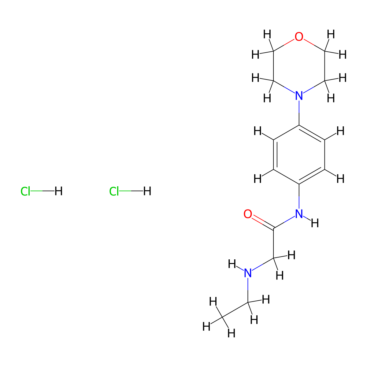2-(ethylamino)-N-[4-(morpholin-4-yl)phenyl]acetamide dihydrochloride molecular structure, CAS 1170568-60-1