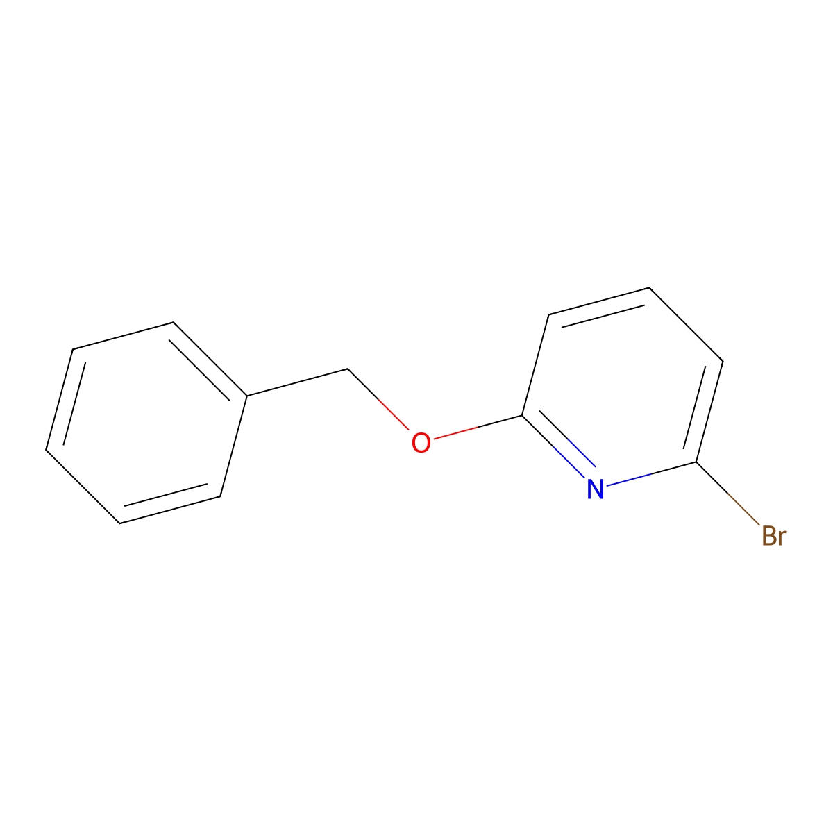 2-Benzyloxy-6-bromopyridine molecular structure, CAS 117068-71-0